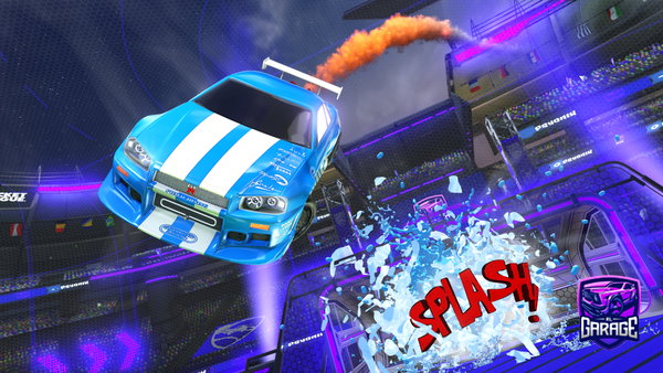 A Rocket League car design from X_C33D
