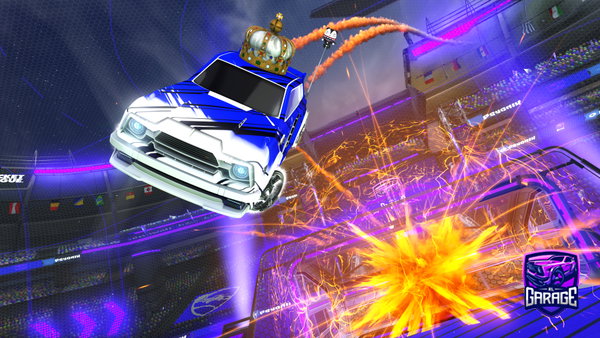 A Rocket League car design from Shiva_real