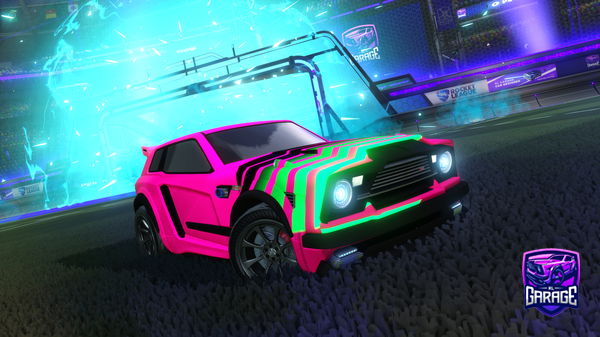 A Rocket League car design from Grandejuevos