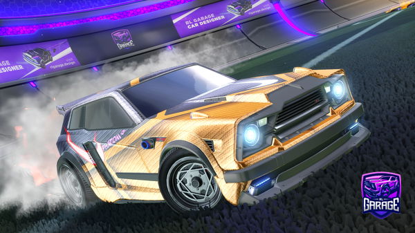 A Rocket League car design from midixs