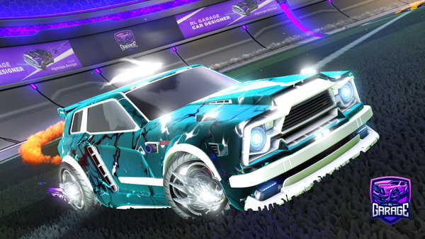 A Rocket League car design from qZenetik