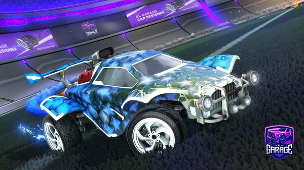 A Rocket League car design from eyezayyuh