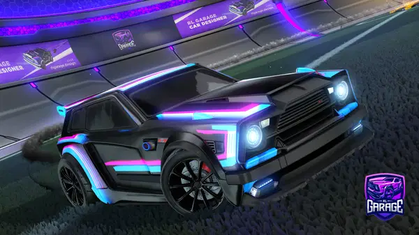 A Rocket League car design from _Bankish