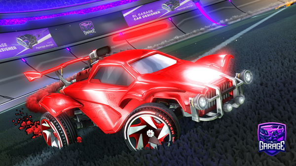 A Rocket League car design from KuraiiTV