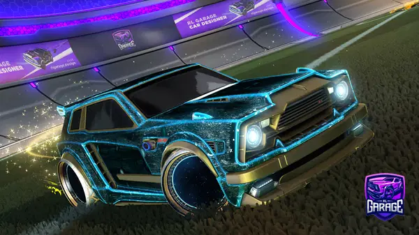 A Rocket League car design from charliejones2014