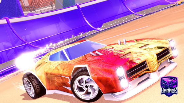 A Rocket League car design from LeLaitDabeur