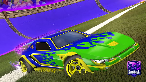 A Rocket League car design from Pony_pixel_wave