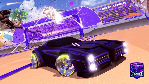 A Rocket League car design from -Mouni-