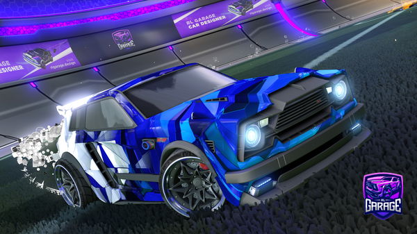 A Rocket League car design from Fraftyxd