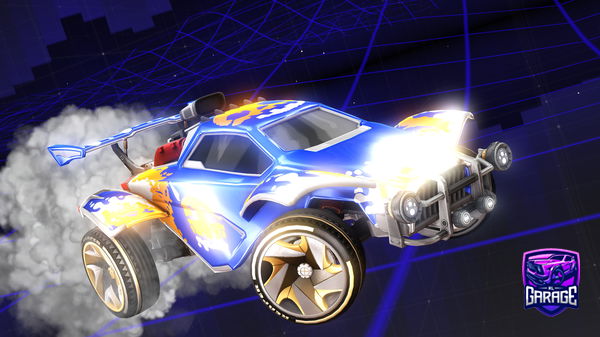 A Rocket League car design from KlutzyRL