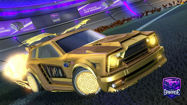 A Rocket League car design from YerFatMeff