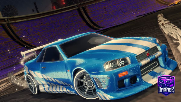 A Rocket League car design from SynysterGames01