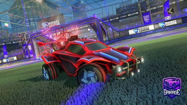 A Rocket League car design from Kayumi