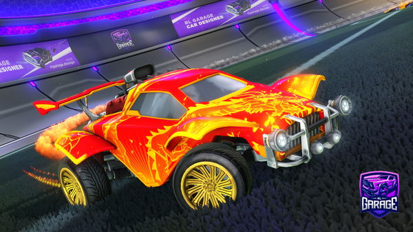 A Rocket League car design from xdsassy