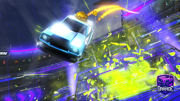 A Rocket League car design from Mathyszz66