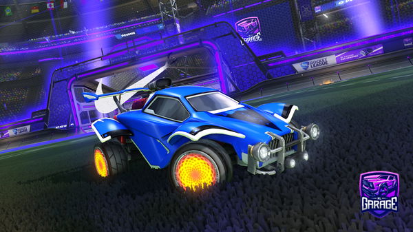 A Rocket League car design from Speed-Yousef