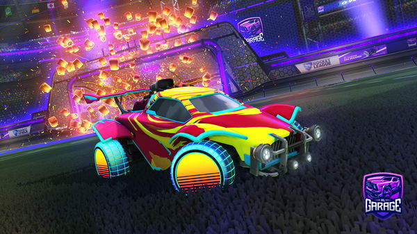 A Rocket League car design from ToxicGaming8807YT