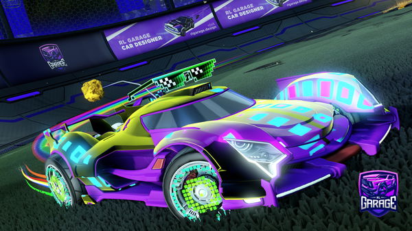 A Rocket League car design from Isiaha