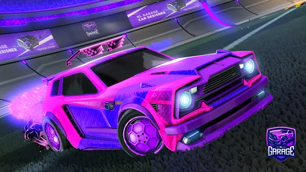 A Rocket League car design from Mxkby