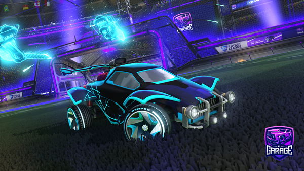 A Rocket League car design from jackedpotato