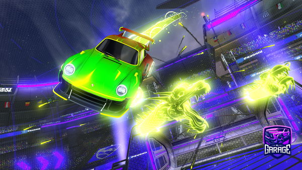 A Rocket League car design from Kartka123