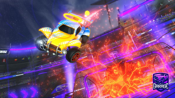 A Rocket League car design from Bodyman