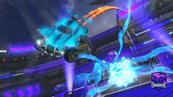A Rocket League car design from Skybluefrog7