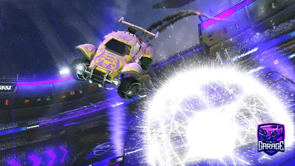 A Rocket League car design from octanefire