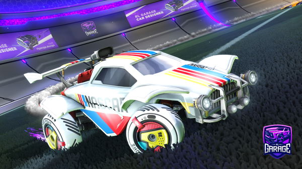 A Rocket League car design from Mysto07_
