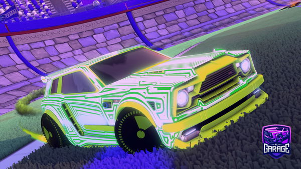 A Rocket League car design from Hasj123