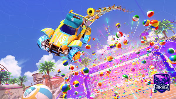 A Rocket League car design from KapzWhatever