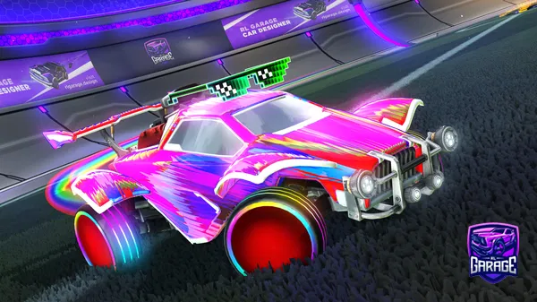 A Rocket League car design from themasonator876