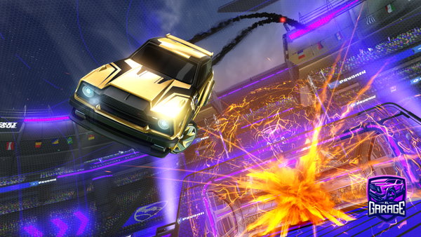 A Rocket League car design from fgqhsns