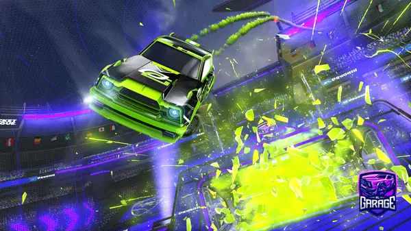 A Rocket League car design from greenbeanxjdj