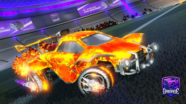 A Rocket League car design from SquirtleTM