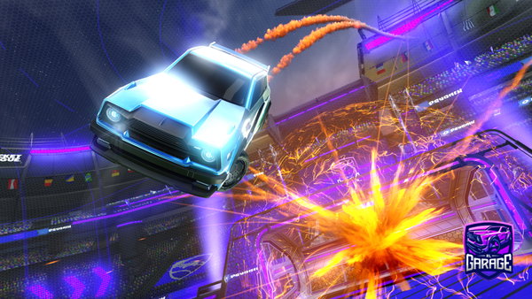 A Rocket League car design from LF7Y