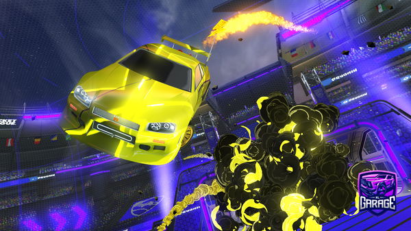 A Rocket League car design from Frozen_Panda