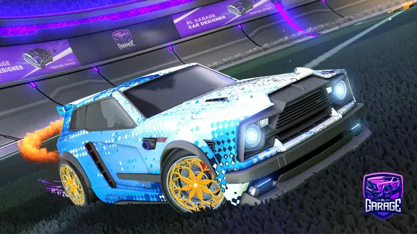 A Rocket League car design from Car11