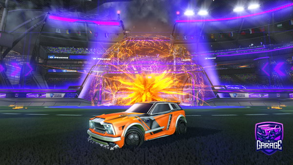 A Rocket League car design from XproH709