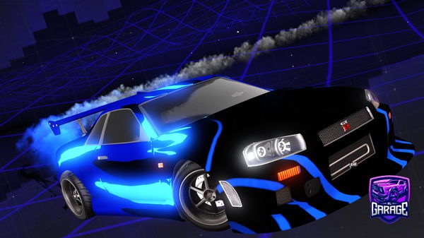 A Rocket League car design from YtTimberedElf132