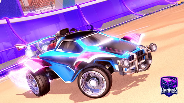 A Rocket League car design from duckieiscool