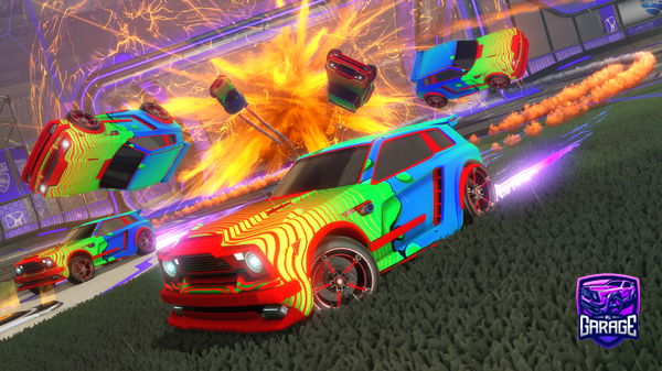 A Rocket League car design from SuperGamer10