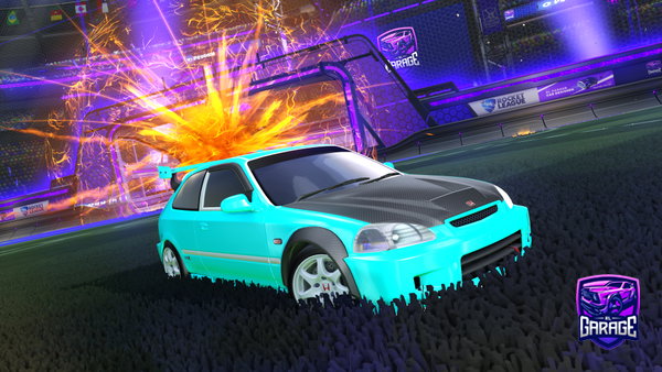 A Rocket League car design from bizzare40