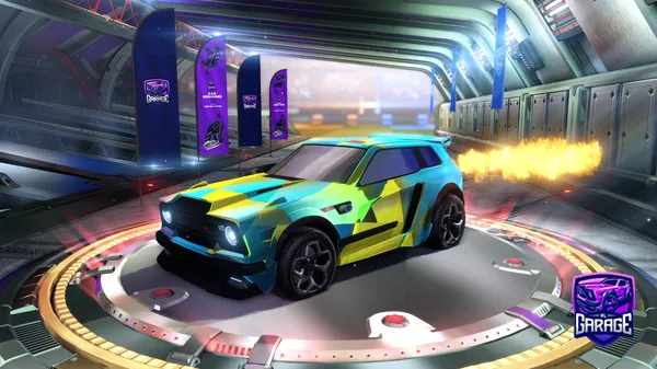 A Rocket League car design from C0MPLE0T