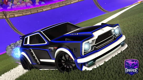 A Rocket League car design from Pytknap