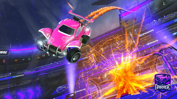 A Rocket League car design from Rigasby