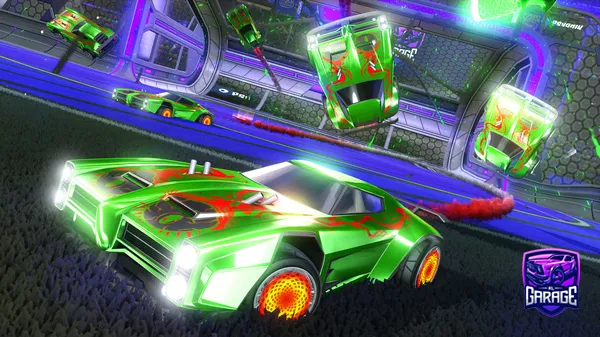 A Rocket League car design from Wower002
