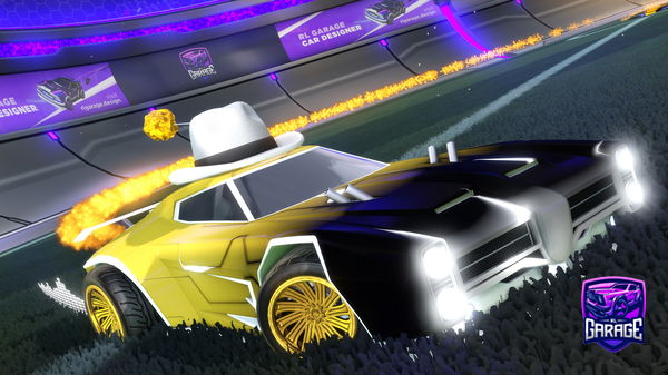 A Rocket League car design from glitchyrl