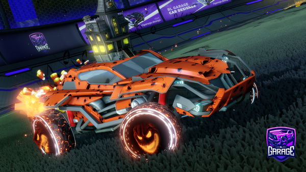 A Rocket League car design from kylecoolandnice1234