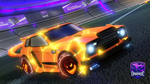 A Rocket League car design from ItzEvan26